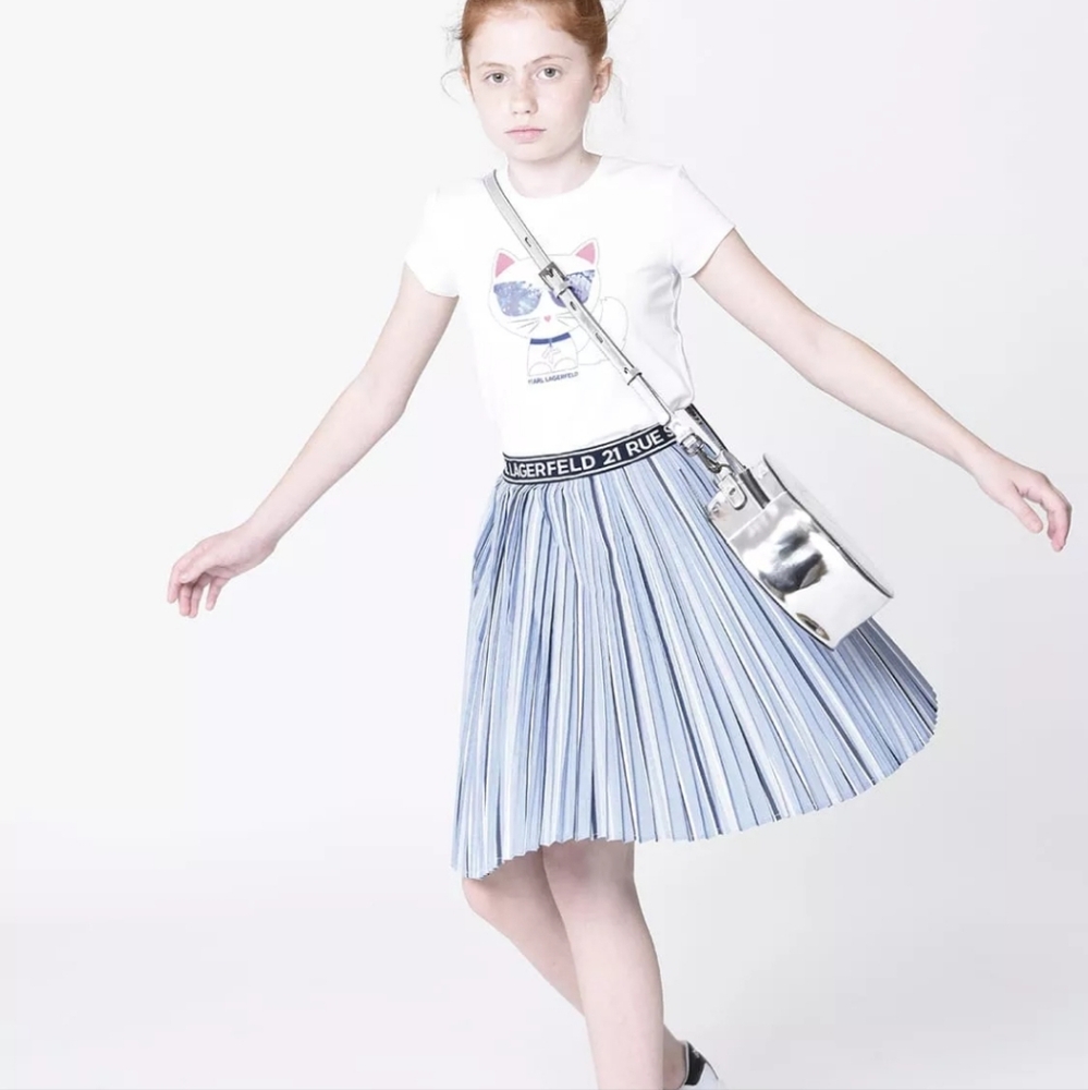 Karl Lagerfeld pleated skirt, size 12